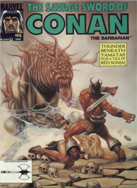 THE SAVAGE SWORD OF CONAN  #195     (Marvel)