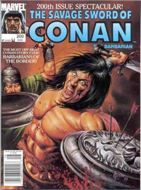 THE SAVAGE SWORD OF CONAN  #200     (Marvel, 1992)