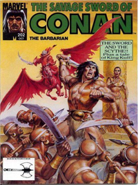 THE SAVAGE SWORD OF CONAN  #202     (Marvel)