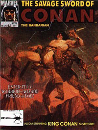 THE SAVAGE SWORD OF CONAN  #205     (Marvel)