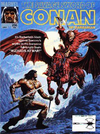 THE SAVAGE SWORD OF CONAN  #206     (Marvel)