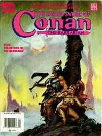 THE SAVAGE SWORD OF CONAN  #218     (Marvel)