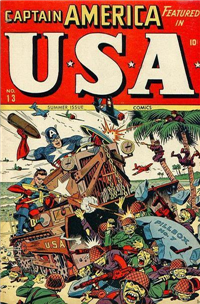 U.S.A. COMICS  #13     (Timely, 1944)