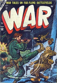 WAR COMICS  #27     (Atlas/Marvel)