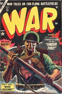 WAR COMICS  #29     (Atlas/Marvel)