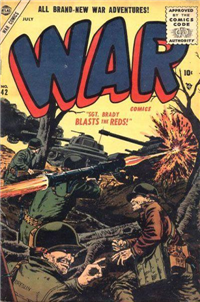 WAR COMICS  #42     (Atlas/Marvel)