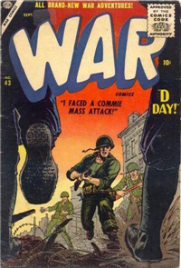 WAR COMICS  #43     (Atlas/Marvel)