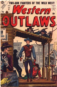 WESTERN OUTLAWS  #5     (Atlas/Marvel)