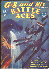 G-8 AND HIS BATTLE ACES  Vol. 4 #2     (Popular, November, 1934)