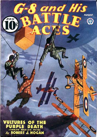 G-8 AND HIS BATTLE ACES  Vol. 9 #3     (Popular, August, 1936)