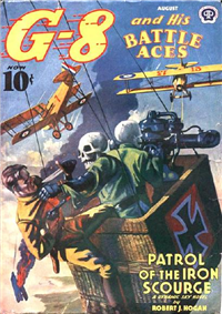 G-8 AND HIS BATTLE ACES  Vol. 18 #3     (Popular, August, 1939)