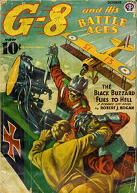 G-8 AND HIS BATTLE ACES   Vol. 19 #1     (Popular, October, 1939)