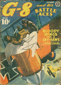 G-8 AND HIS BATTLE ACES  Vol. 21 #4     (Popular, September, 1940)