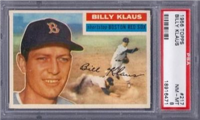 1956 Topps Baseball Card # 217 Billy Klaus