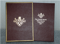 CAYMAN ISLANDS 1977  Silver Queens Collection Proof Set  KM PS12