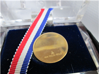 Official Bicentennial 14 KT Gold Medal (Danbury Mint, 1976)