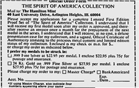 Spirit of America Limited Edition Medals Set  (Hamilton Mint, 1973)
