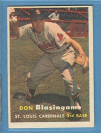 1957 Topps Baseball #47 Don Blasingame