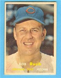 1957 Topps Baseball #137 Bob Rush