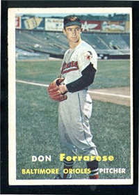 1957 Topps Baseball #146 Don Ferrarese