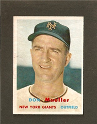 1957 Topps Baseball #148 Don Mueller
