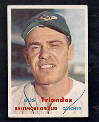 1957 Topps Baseball #156 Gus Triandos