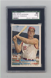 1957 Topps Baseball #165 Ted Kluszewski SGC EX/NM 6