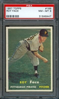 1957 Topps Baseball #166 Roy Face PSA NM-MT 8