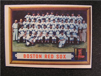 1957 Topps Baseball #171 Red Sox Team