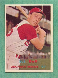 1957 Topps Baseball #180 Gus Bell