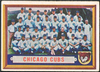 1957 Topps Baseball #183 Cubs Team