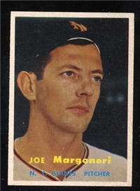 1957 Topps Baseball #191 Joe Margoneri