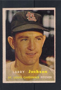 1957 Topps Baseball #196 Larry Jackson