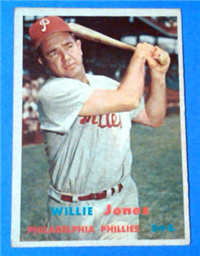 1957 Topps Baseball #174 Willie Jones