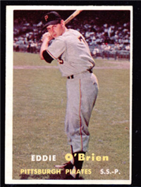 1957 Topps Baseball #259 Eddie O'Brien