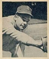1948 Bowman Baseball Card # 21 Ferris Fain