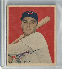 1949 Bowman Baseball Card # 21 Frank Baumholtz
