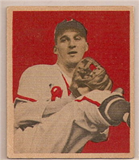 1949 Bowman Baseball Card # 33 Warren Spahn