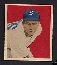 1949 Bowman Baseball Card # 61 Rex Barney