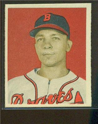 1949 Bowman Baseball Card # 104 Ed Stanky