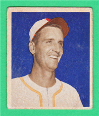1949 Bowman Baseball Card # 105 Bill Kennedy