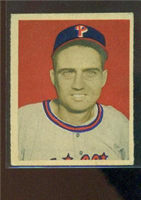 1949 Bowman Baseball Card # 108 Ken Heintzelman