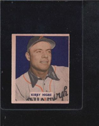1949 Bowman Baseball Card # 215 Kirby Higbe