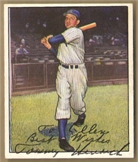1950 Bowman Baseball Card #10 Tommy Henrich