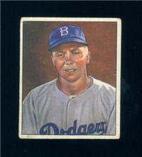 1950 Bowman Baseball Card #21 Pee Wee Reese