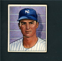 1950 Bowman Baseball Card #47 Jerry Coleman
