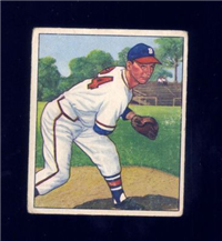 1950 Bowman Baseball Card #57 Vernon Bickford