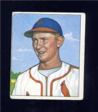 1950 Bowman Baseball Card #71 Red Schoendienst