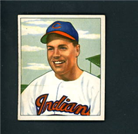 1950 Bowman Baseball Card #130 Dale Mitchell