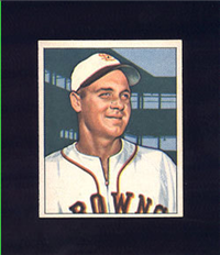 1950 Bowman Baseball Card #190  Ken Wood